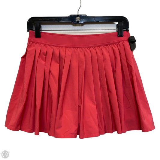 Athletic Skort By Lululemon In Pink, Size: M