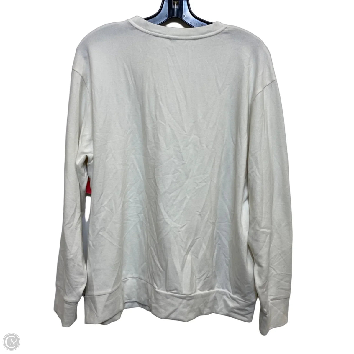 Top Long Sleeve Basic By Uniqlo In Cream, Size: L
