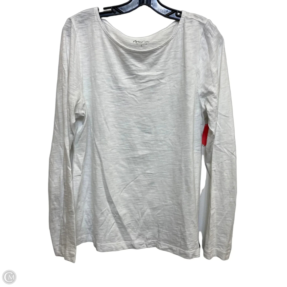Top Long Sleeve Basic By J. Crew In White, Size: L