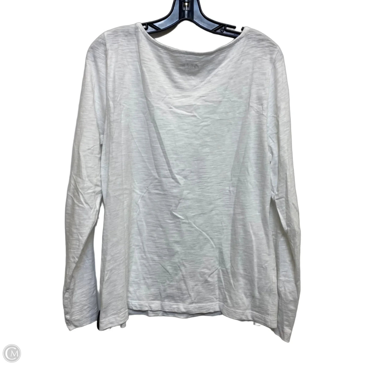 Top Long Sleeve Basic By J. Crew In White, Size: L