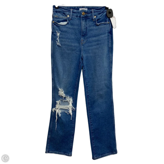 Jeans Designer By Good American In Blue Denim, Size: 4