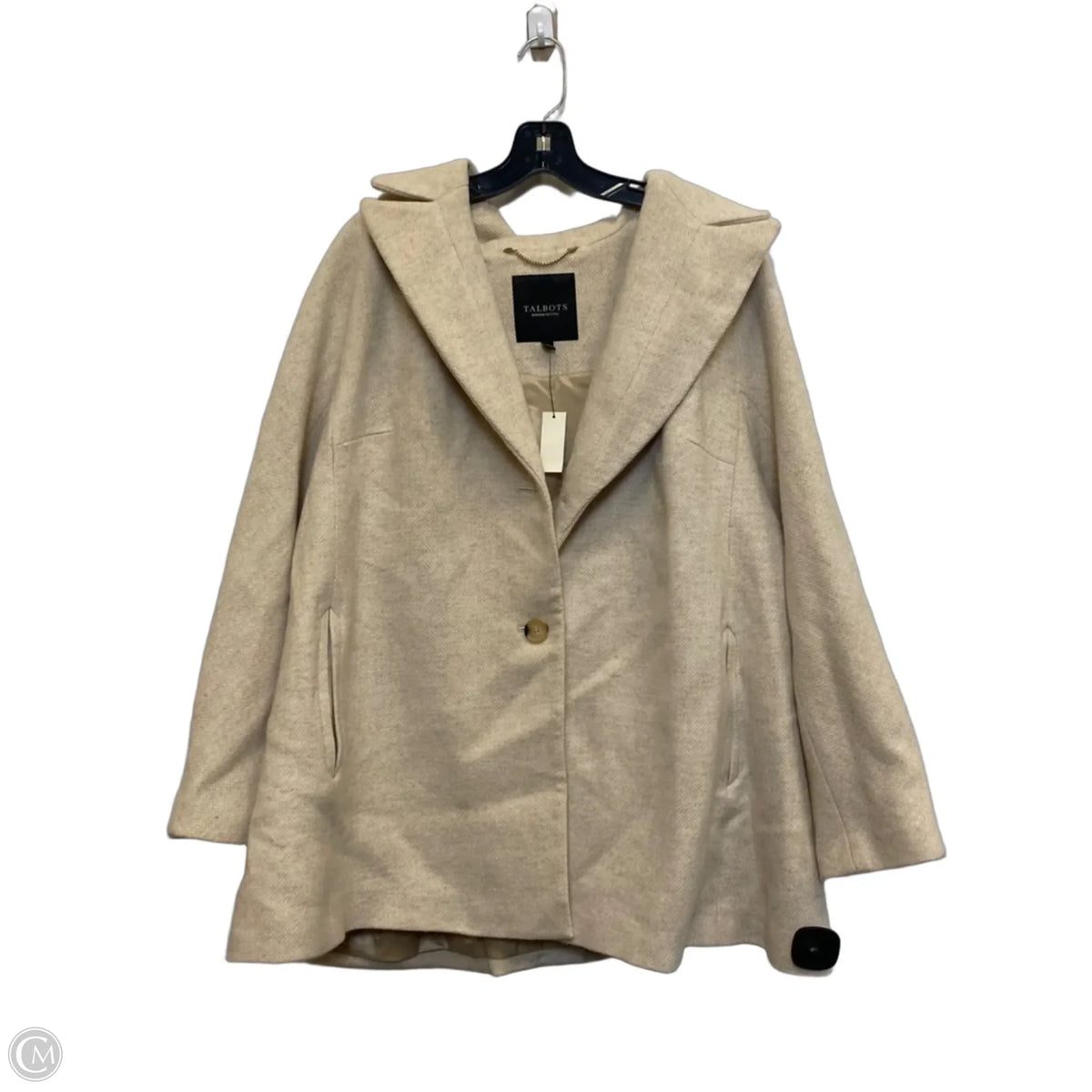Blazer By Talbots In Tan, Size: 2x