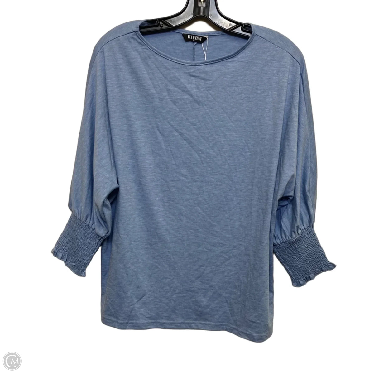Top Long Sleeve By Btfbm In Blue, Size: M