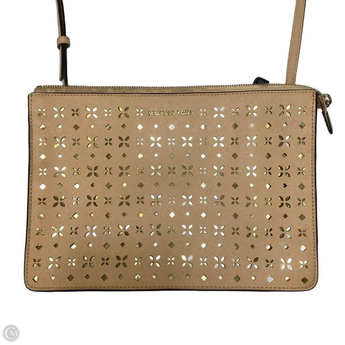 Crossbody Designer By Michael Kors, Size: Medium
