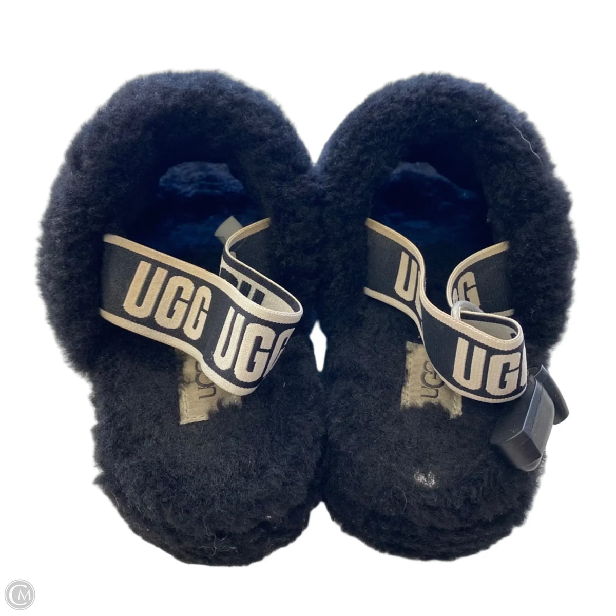 Sandals Designer By Ugg In Black, Size: 8