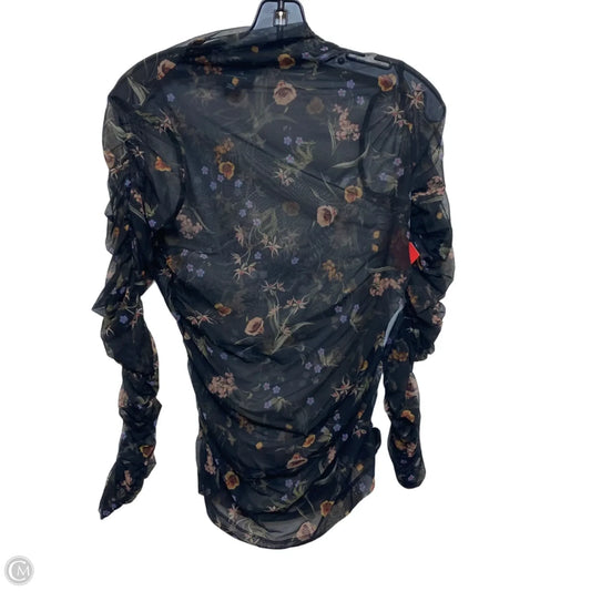 Top Long Sleeve By Maeve In Black, Size: S