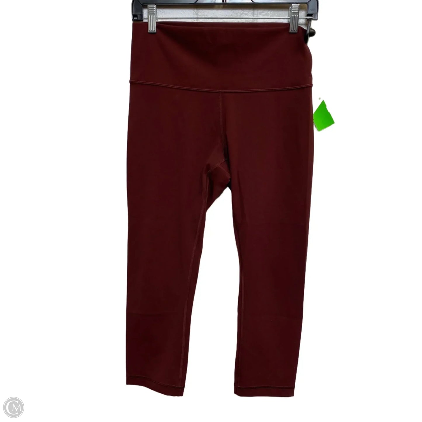 Athletic Leggings By Lululemon In Red, Size: M