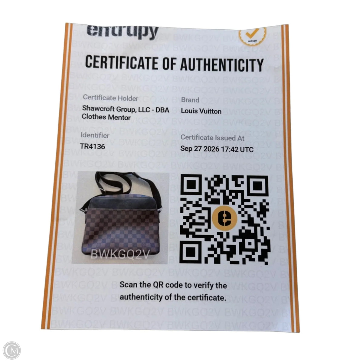 Crossbody Luxury Designer By Louis Vuitton, Size: Medium