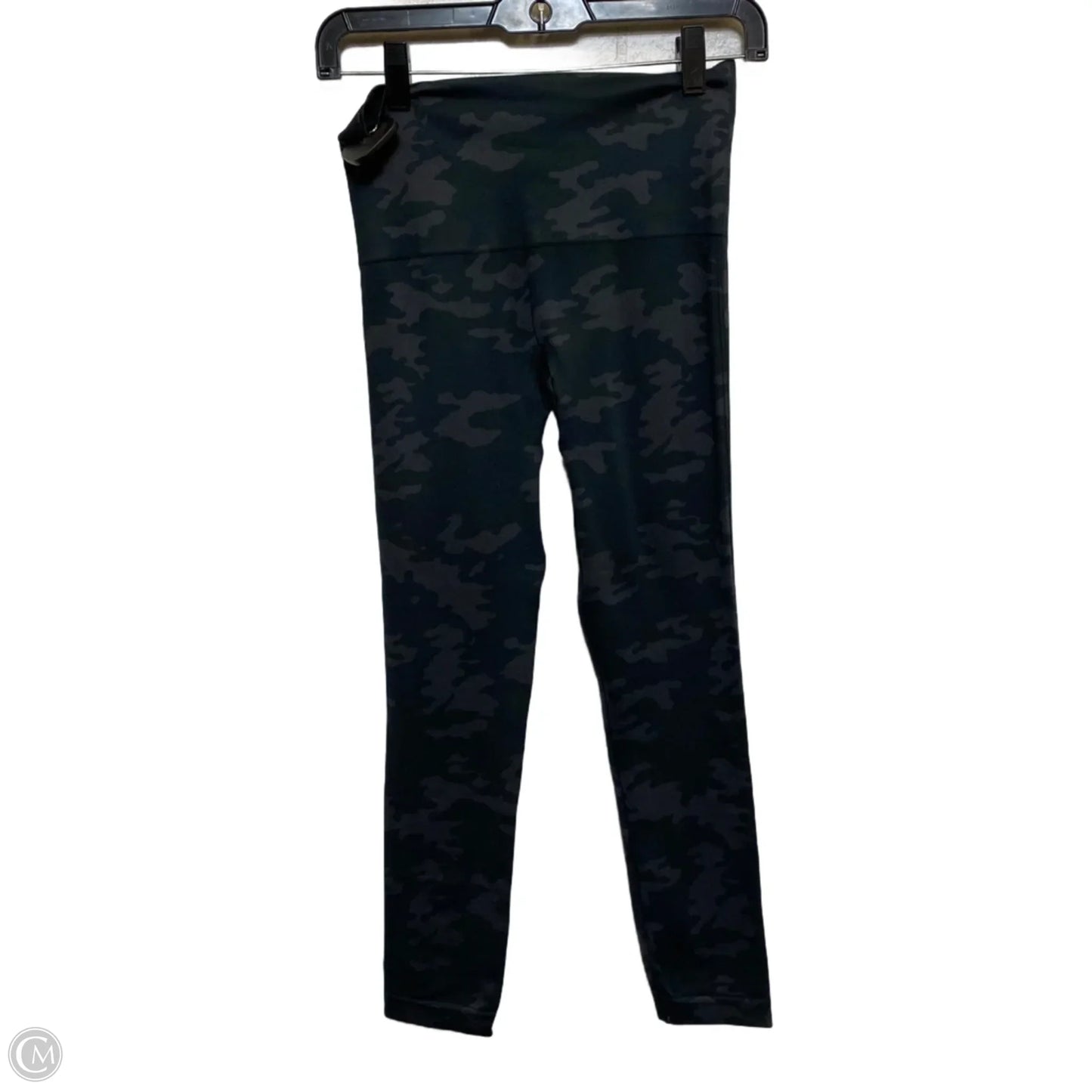 Athletic Leggings By Spanx In Blue & Green, Size: M