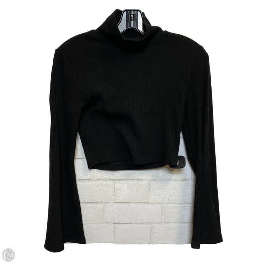 Top Long Sleeve Basic By Forever 21 In Black, Size: S