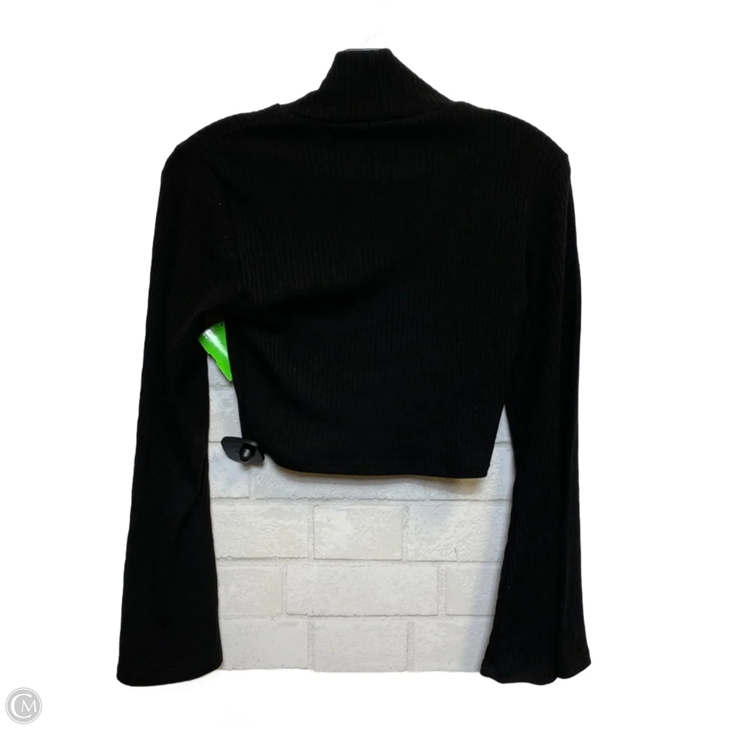 Top Long Sleeve Basic By Forever 21 In Black, Size: S