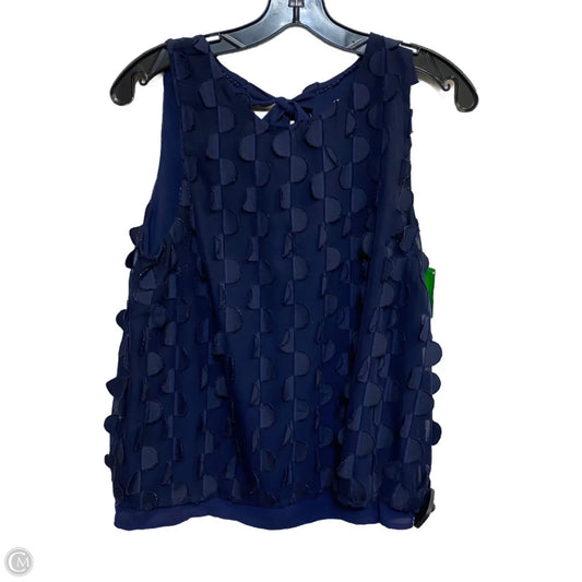 Top Sleeveless By Maeve In Blue, Size: S