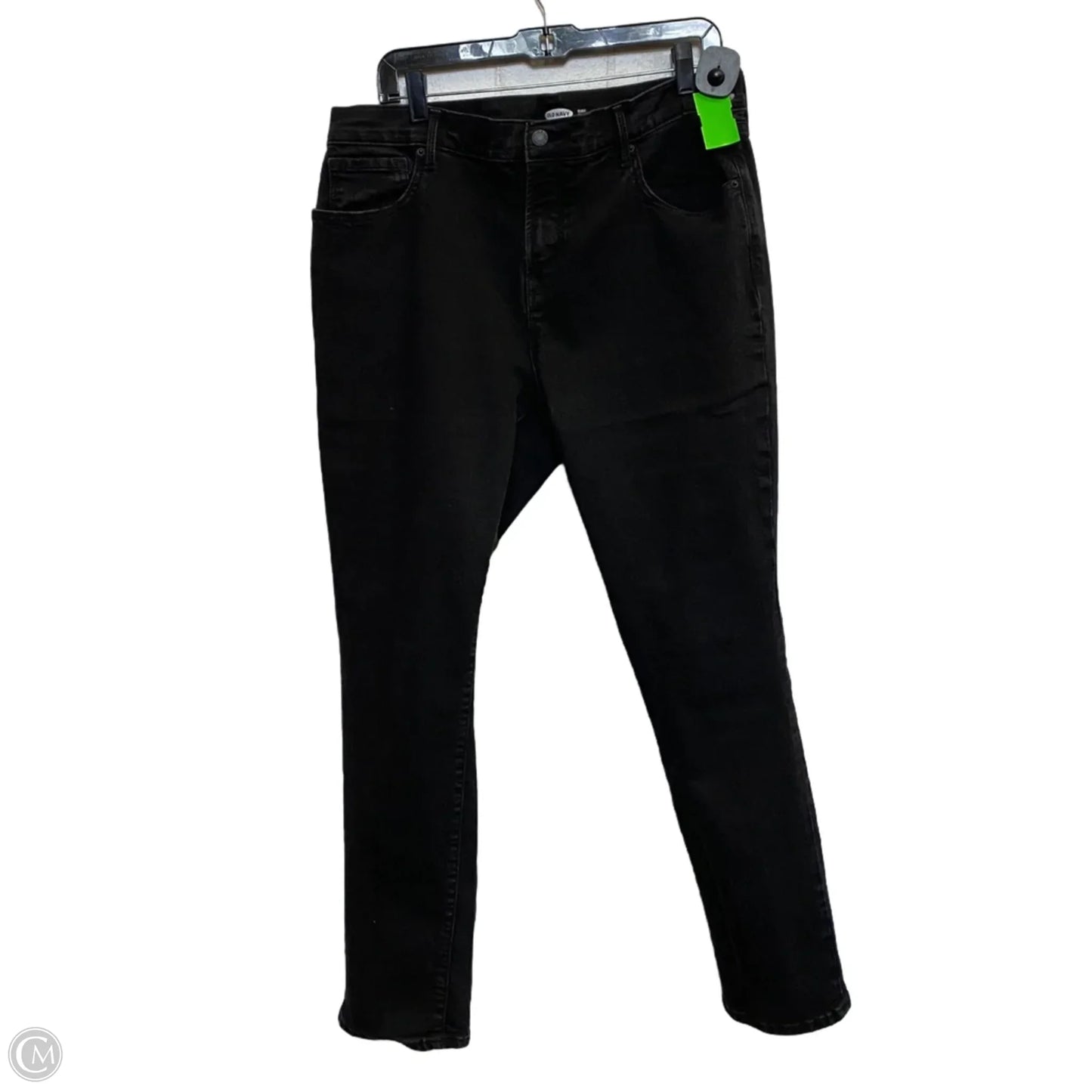 Jeans Straight By Old Navy In Black, Size: 14