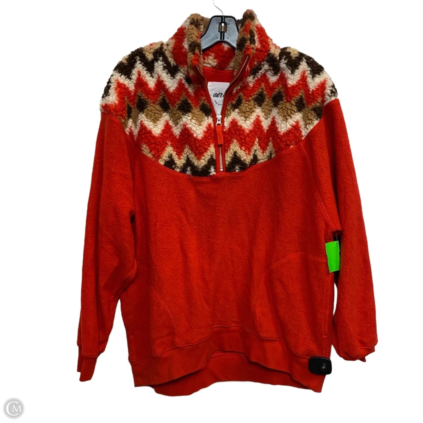 Sweatshirt Collar By Aerie In Red, Size: S