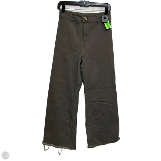 Jeans Wide Leg By Vanilla Bay In Green, Size: L