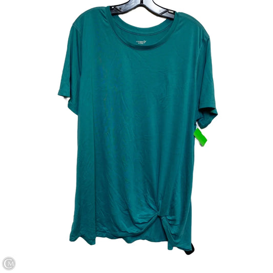 Athletic Top Short Sleeve By Old Navy In Green, Size: Xxl