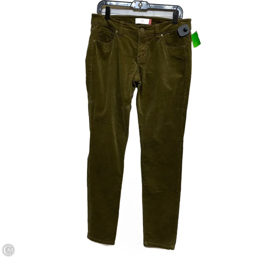 Jeans Skinny By Cabi In Green, Size: 8