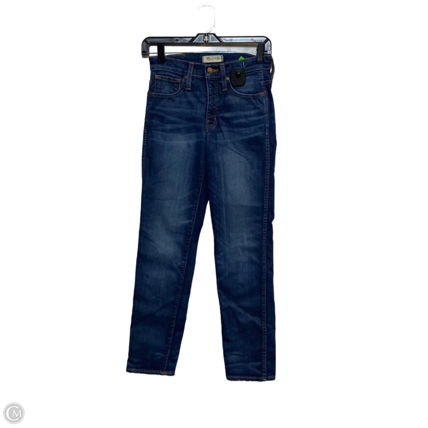 Jeans Straight By Madewell In Blue Denim, Size: 0