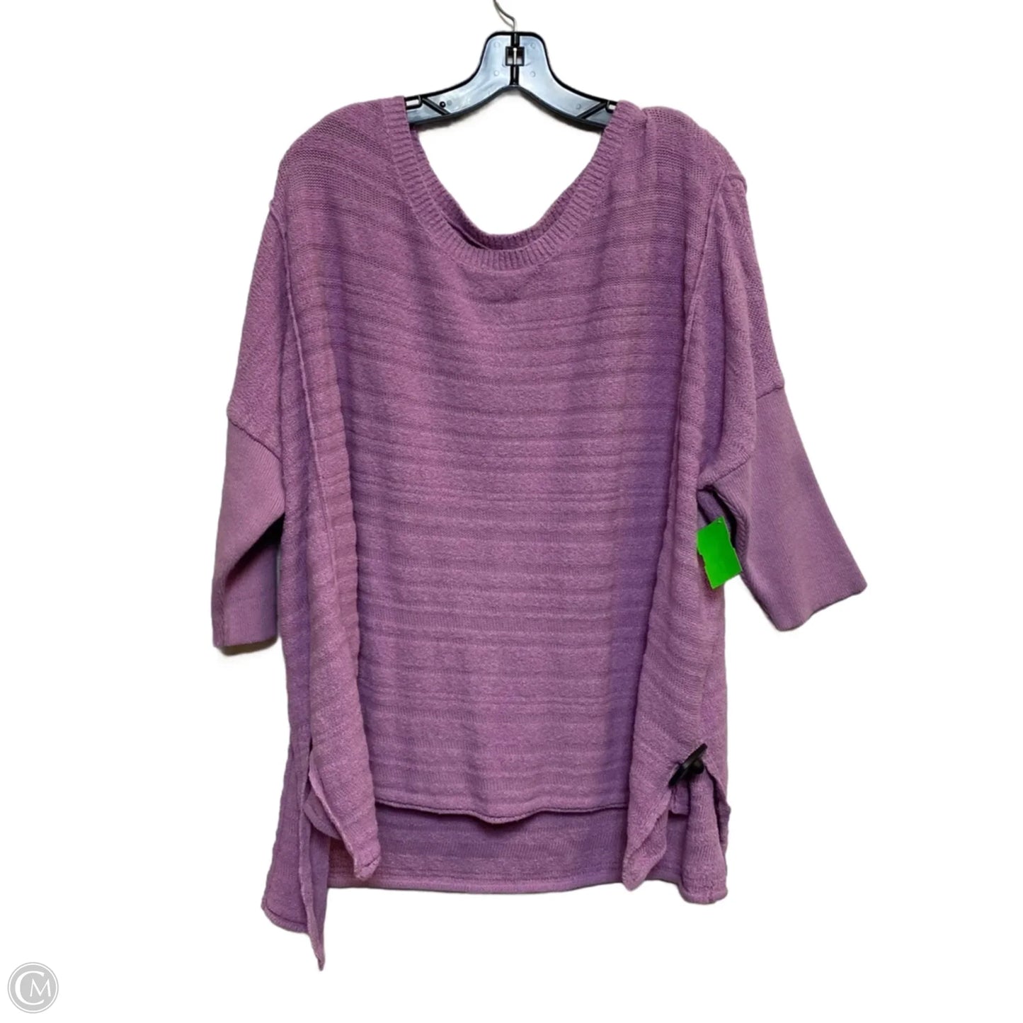 Top 3/4 Sleeve By Pilcro In Purple, Size: L