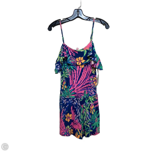 Romper Designer By Lilly Pulitzer In Blue, Size: Xs