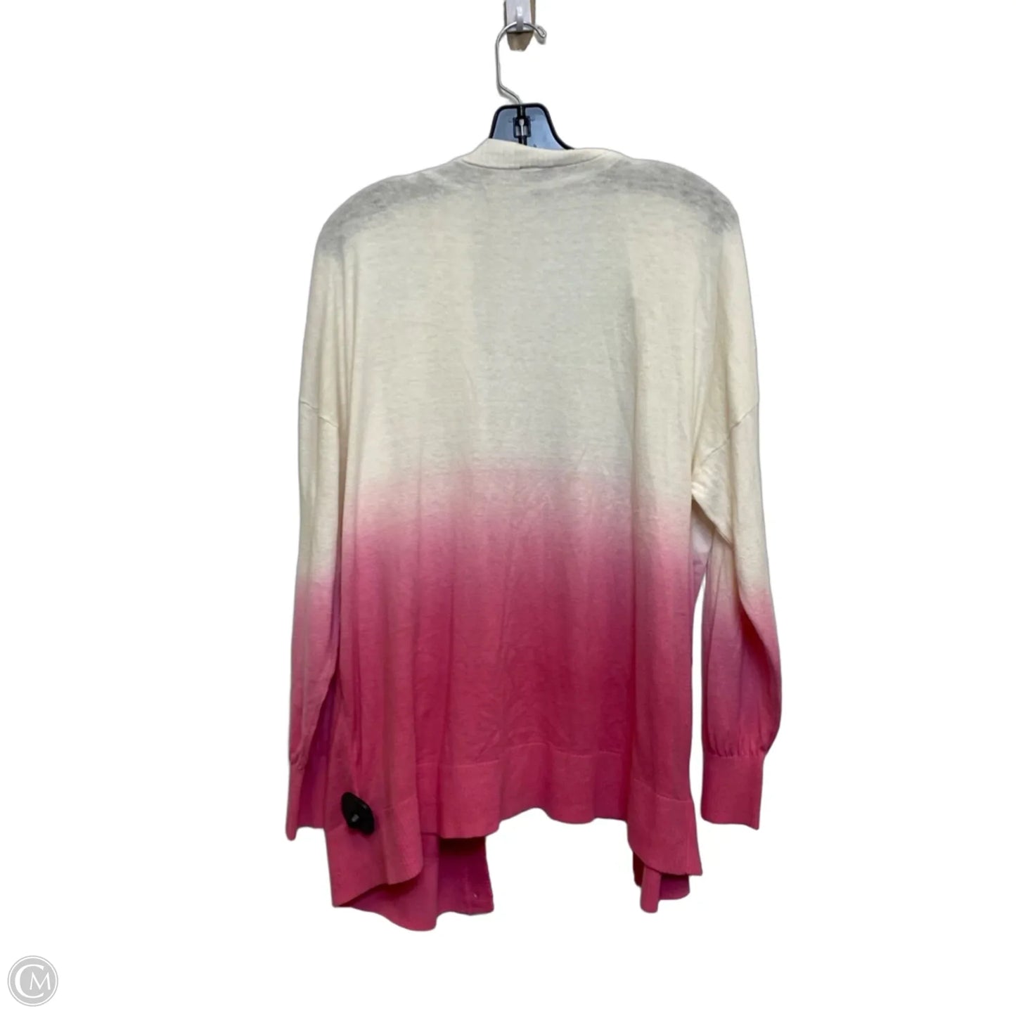 Cardigan By Torrid In Cream & Pink, Size: L