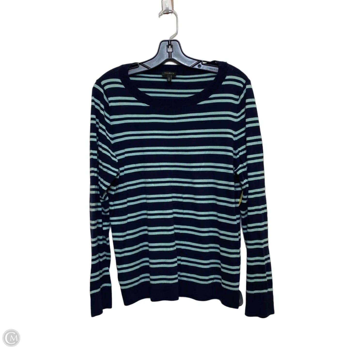 Top Long Sleeve By Talbots In Blue, Size: Xl