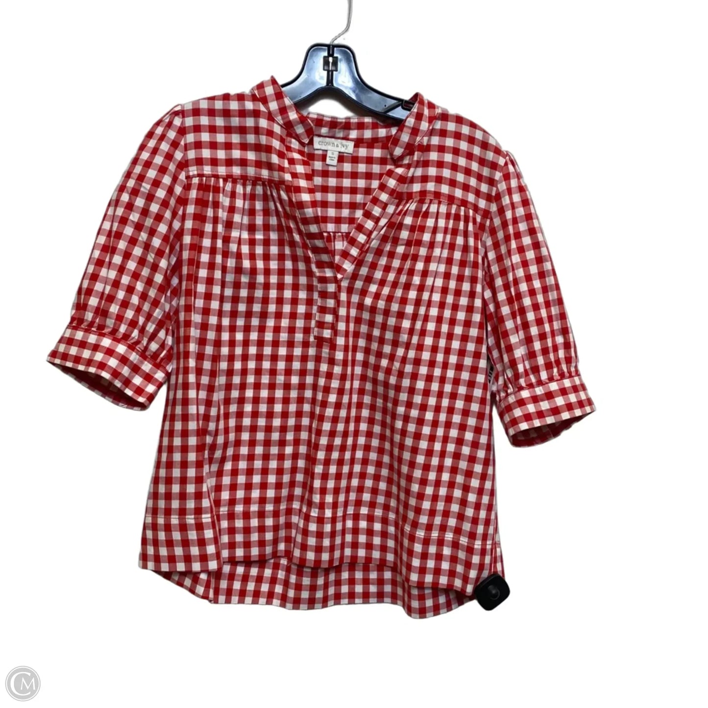 Top Short Sleeve By Crown And Ivy In Red, Size: S