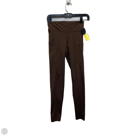 Athletic Leggings By Aeropostale In Brown, Size: S