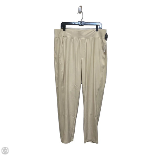 Athletic Pants By Old Navy In Cream, Size: Xl