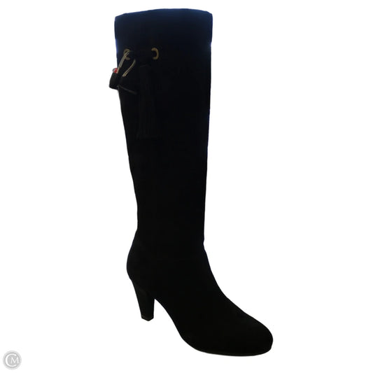 Boots Knee Heels By Bandolino In Black, Size: 9