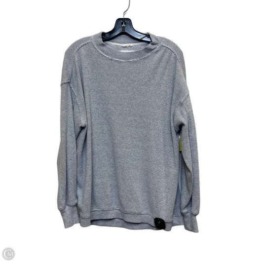 Sweater By Aerie In Blue & White, Size: Xxs