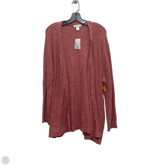 Cardigan By Cj Banks In Pink, Size: 3x