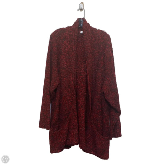 Cardigan By Cj Banks In Red, Size: 3x