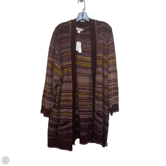 Cardigan By Cj Banks In Red, Size: 3x