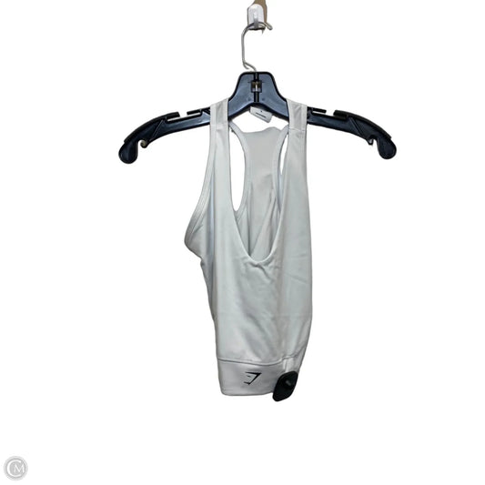 Athletic Tank Top By Gym Shark In White, Size: S