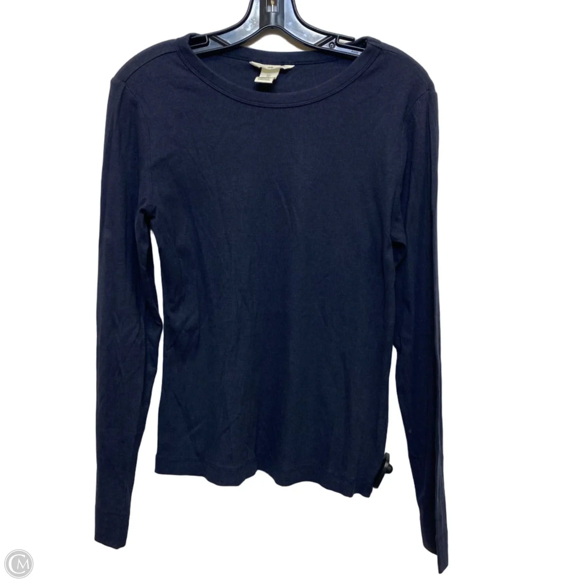 Top Long Sleeve Basic By H&m In Navy, Size: L