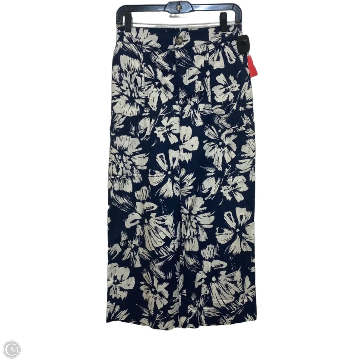 Pants Cropped By Democracy In Blue, Size: 2