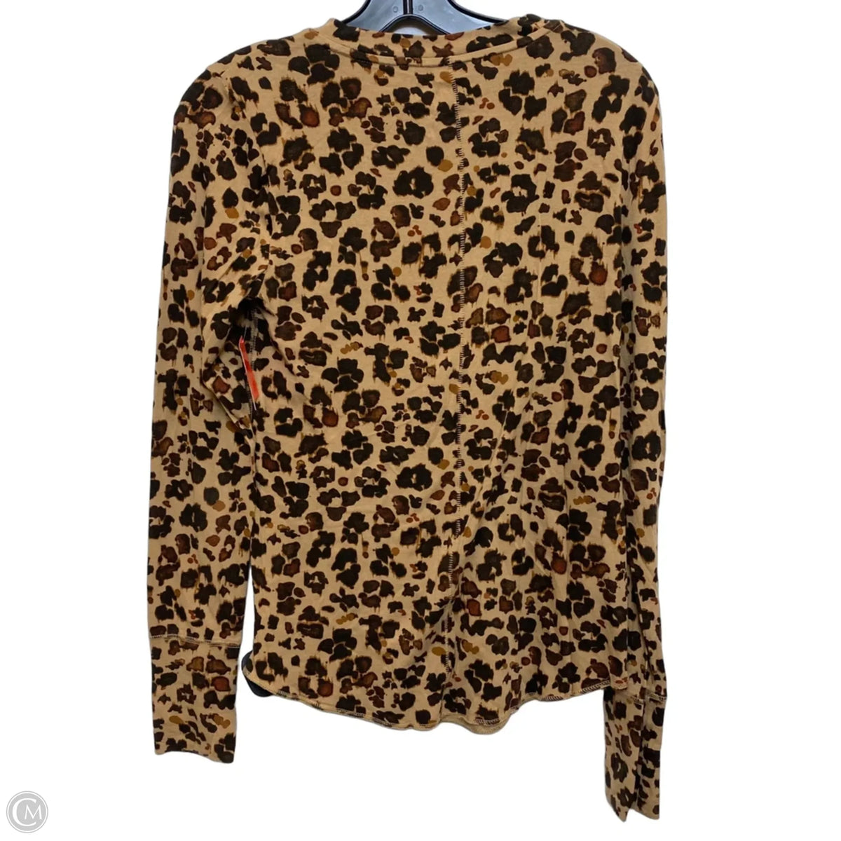 Top Long Sleeve Basic By Gap In Animal Print, Size: M