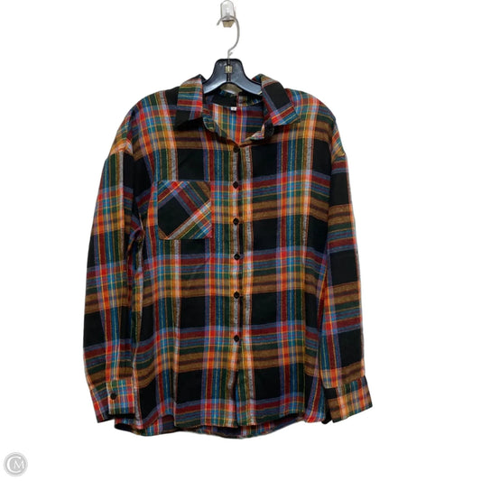 Top Long Sleeve By Cmf In Multi-colored, Size: S