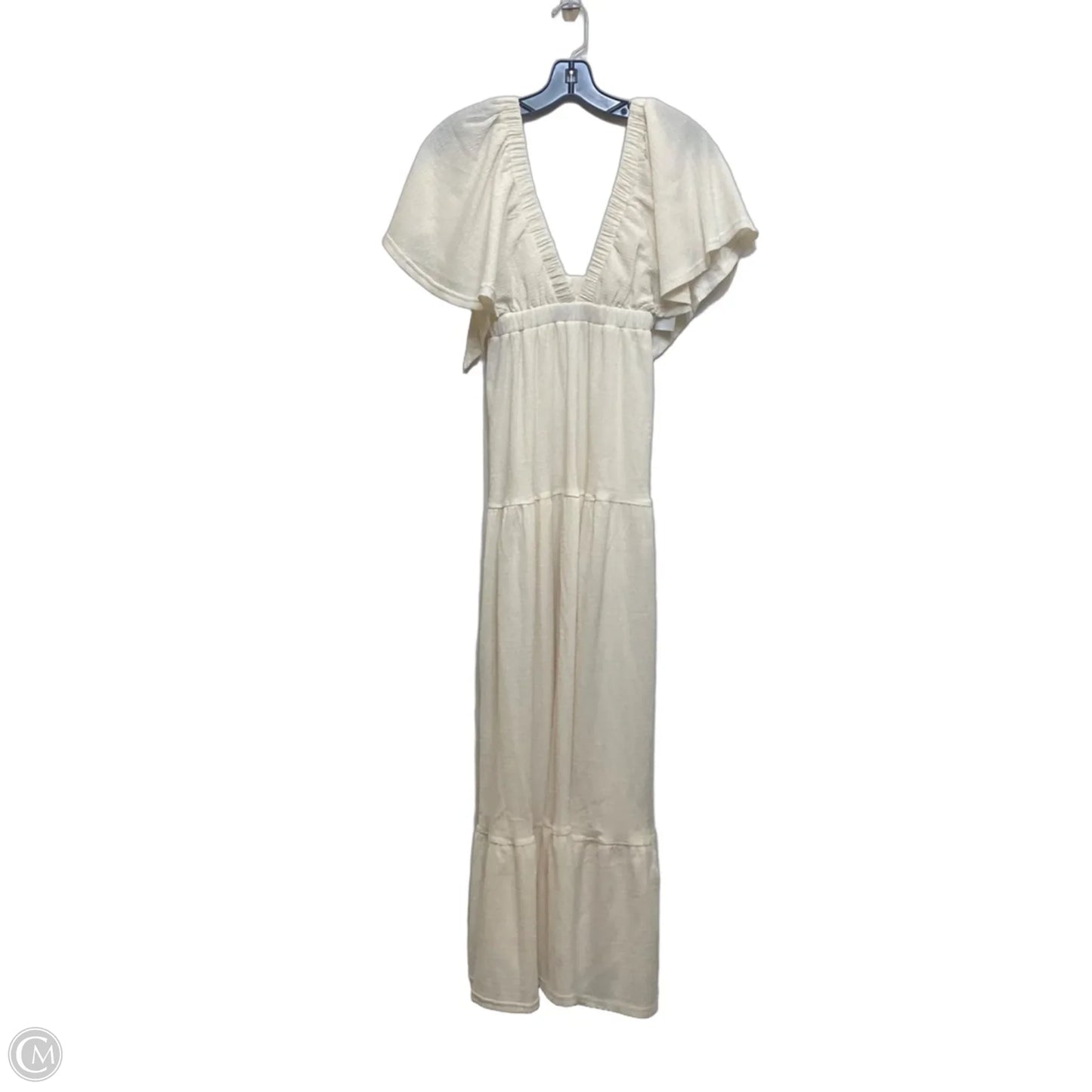 Dress Casual Maxi By Kikibell In Cream, Size: Xs