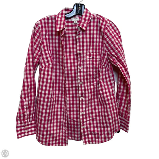 Top Long Sleeve By J. Crew In Pink, Size: Xs