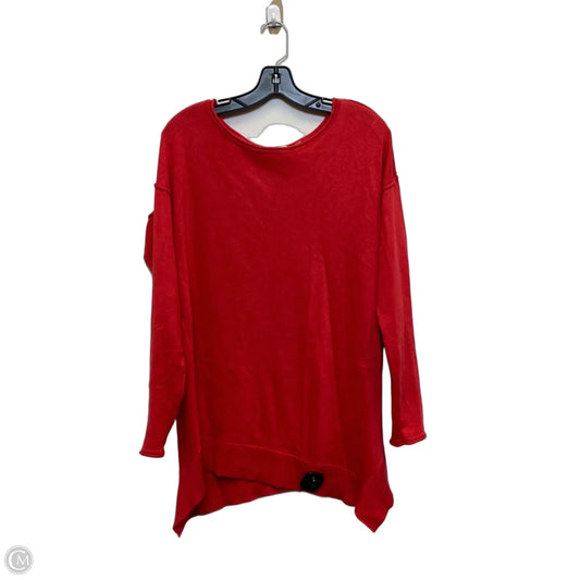 Top Long Sleeve By 89th And Madison In Red, Size: M
