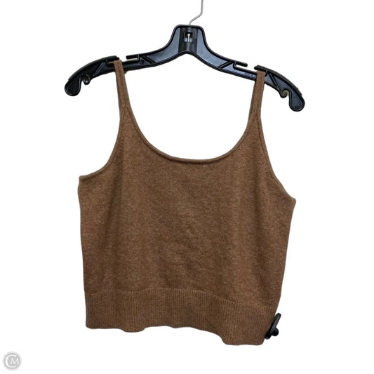 Top Sleeveless By Old Navy In Brown, Size: M