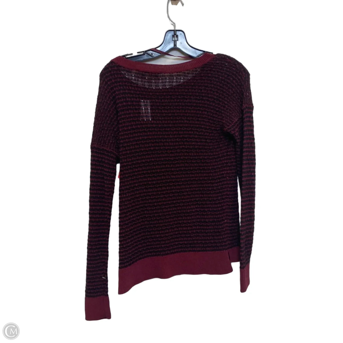 Top Long Sleeve By Loft In Red, Size: M