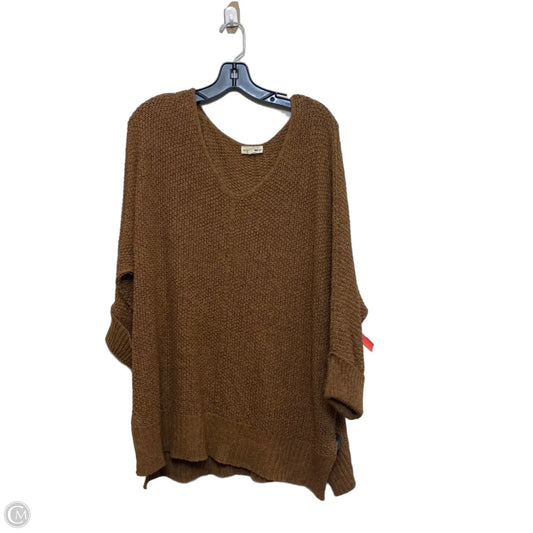 Sweater By Eesome In Brown, Size: 1x