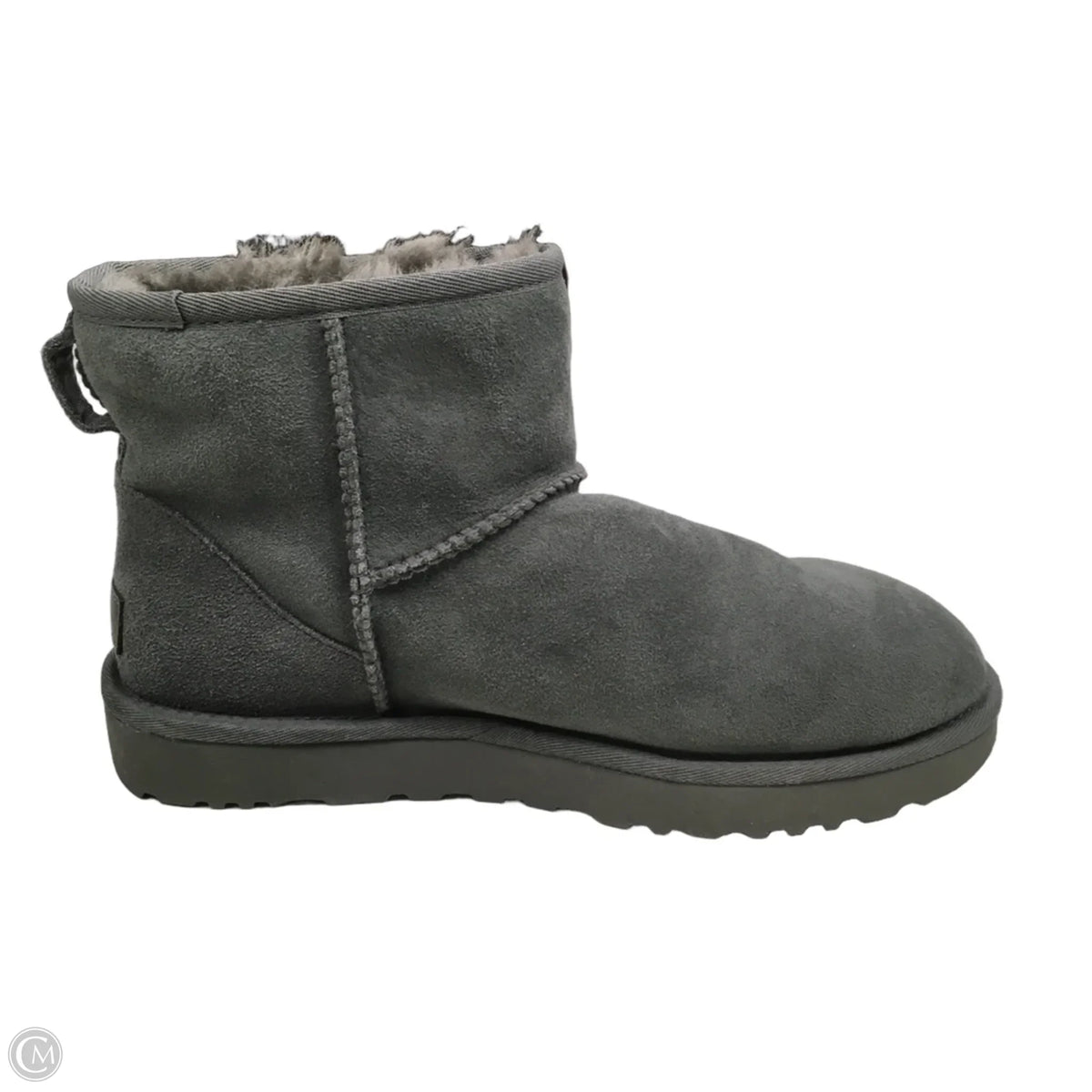 Boots Designer By Ugg In Grey, Size: 9