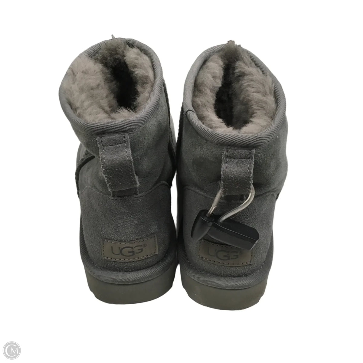 Boots Designer By Ugg In Grey, Size: 9