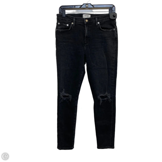 Jeans Designer By Agolde In Black Denim, Size: 6