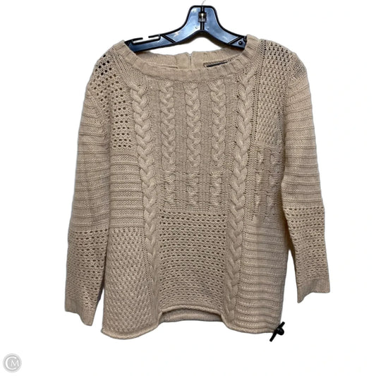 Sweater By Velvet In Tan, Size: M