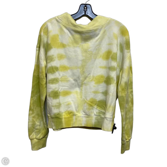Sweatshirt Crewneck By Pilcro In Yellow, Size: M